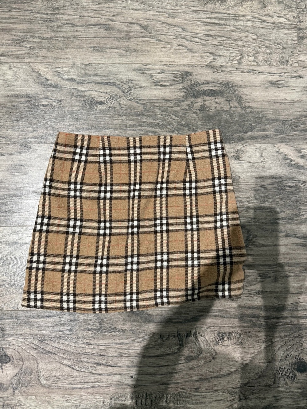 Plaid Mini Skirt